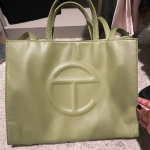 Olive green medium Telfar bag